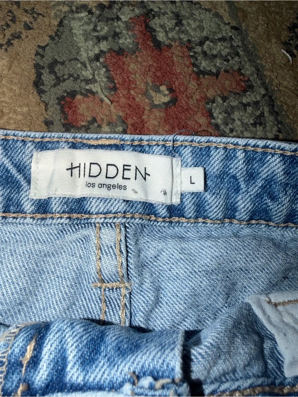Hidden denim shorts